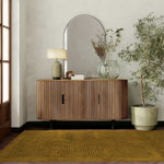 Turmeric Artic Geo Modern Hand Tufted Wool Rug