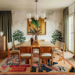 Twilight Dragon  Citadel Hand Tufted Wool Rug