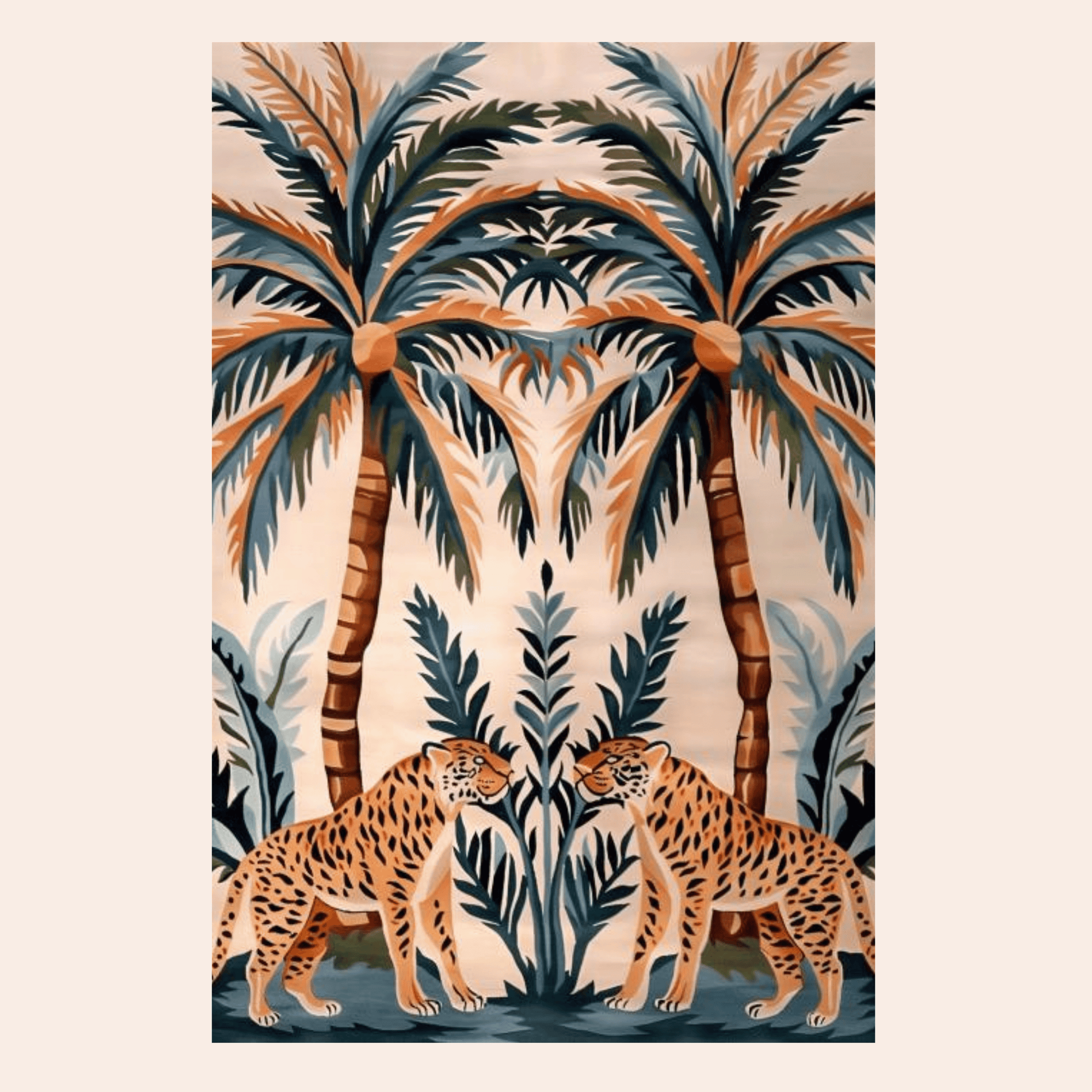 Majestic Jungle Dawn Hand Tufted Rug