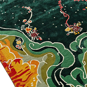 Mandarin Serenity Hand Tufted Rug