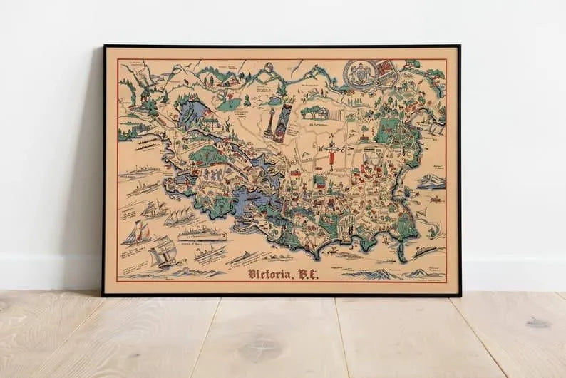 Victoria Map Print| Art History