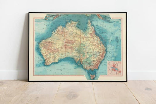 Map of Australia| Map Wall Decor| Vintage Map Wall Art Map of Australia| Map Wall Decor| Vintage Map Wall Art Map of Australia| Map Wall Decor| Vintage Map Wall Art 