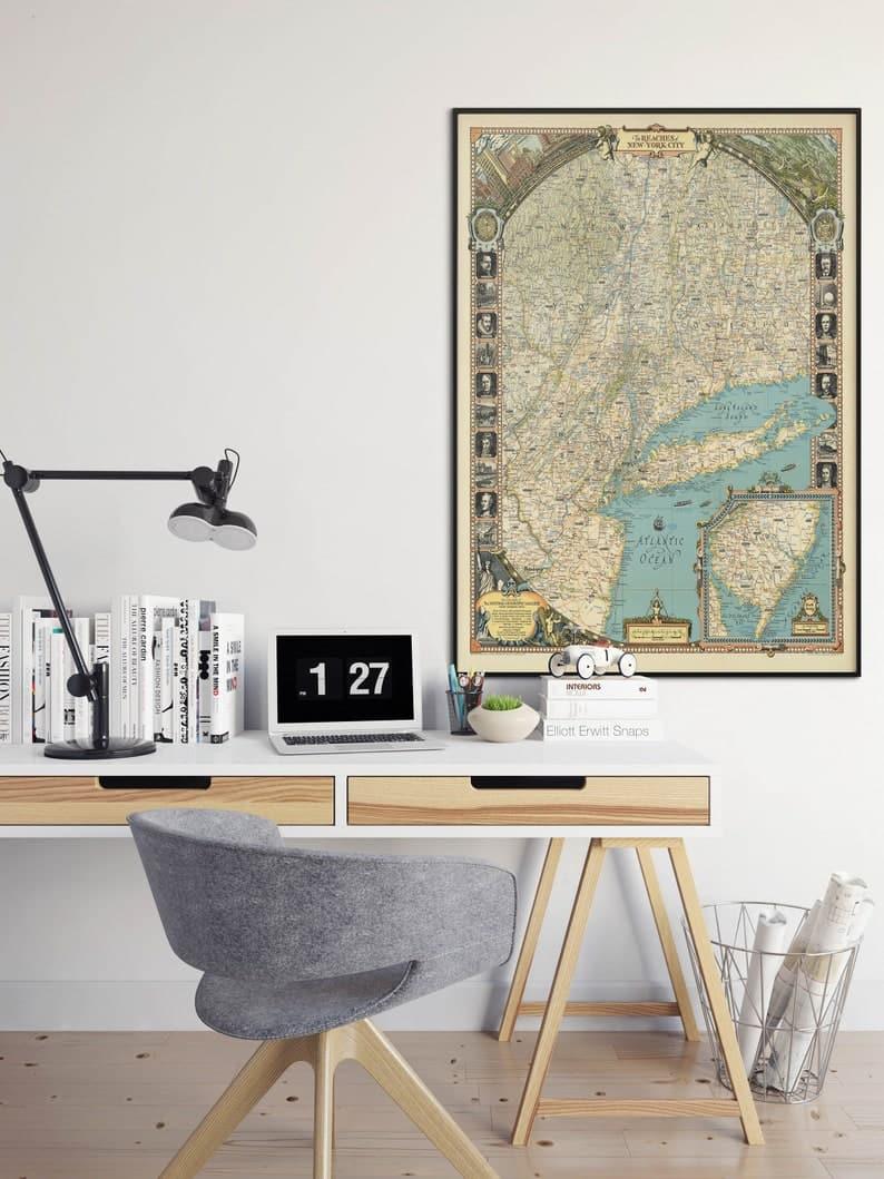 Map of City of New York| New York Map Poster Wall Art Map of City of New York| New York Map Poster Wall Art Map of City of New York| New York Map Poster Wall Art 