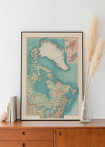 Map of Eastern Canada| Old Map Wall Decor