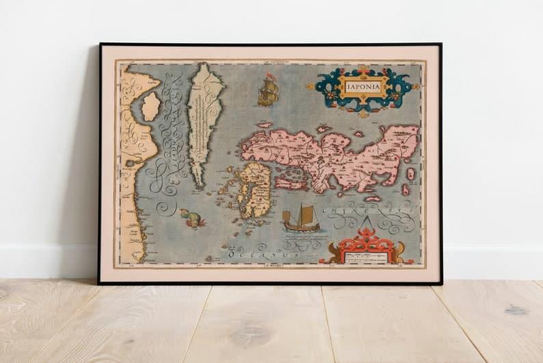 Map of Japan 1623| Gerardus Mercator Map of Japan 1623| Gerardus Mercator Map of Japan 1623| Gerardus Mercator 