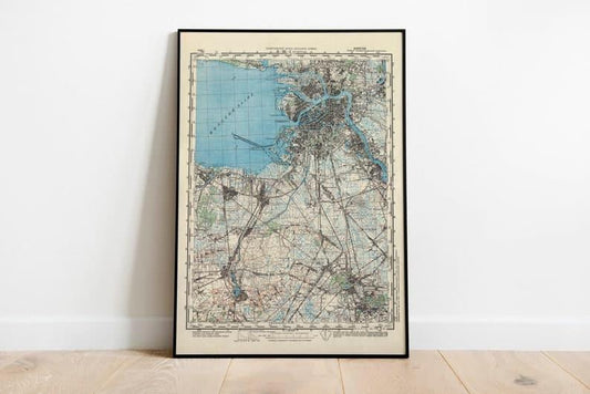Map of St Petersburg 1941| Old Map Wall Decor Map of St Petersburg 1941| Old Map Wall Decor Map of St Petersburg 1941| Old Map Wall Decor 