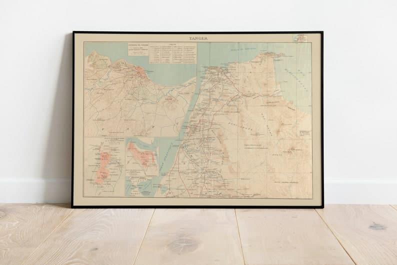Map of Tangier 1906| Wall Maps| Morocco Maps Wall Print Map of Tangier 1906| Wall Maps| Morocco Maps Wall Print Map of Tangier 1906| Wall Maps| Morocco Maps Wall Print 