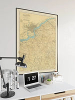 Map of Vicinity of Camden, New Jersey| Poster Print