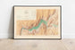 Map of Yosemite Valley| Old Map Wall Decor