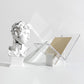 Marble and Acrylic Magazine Rack Marble and Acrylic Magazine Rack Marble and Acrylic Magazine Rack 
