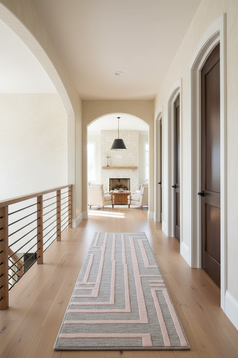 Maze Linear Hand Tufted Runner Rug