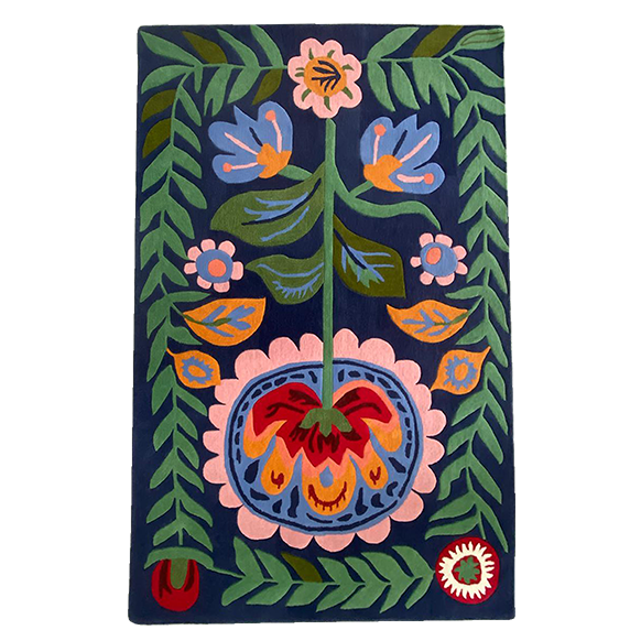 Mexican Fiesta Hand Tufted Rug