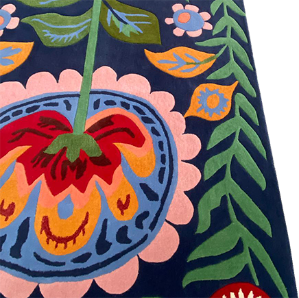 Mexican Fiesta Hand Tufted Rug