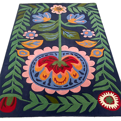 Mexican Fiesta Hand Tufted Rug