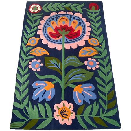 Mexican Fiesta Hand Tufted Rug