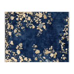 Midnight Plum Blossom Hand Knotted Rug - alternate view