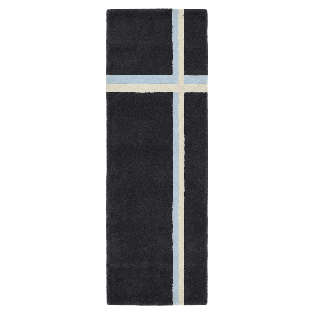 Midnight Meridian Hand Tufted Runner Rug - MAIA HOMES