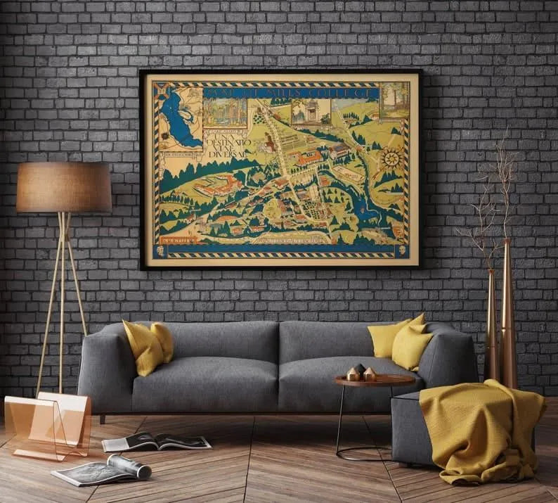 Mills College Map Print| Art History