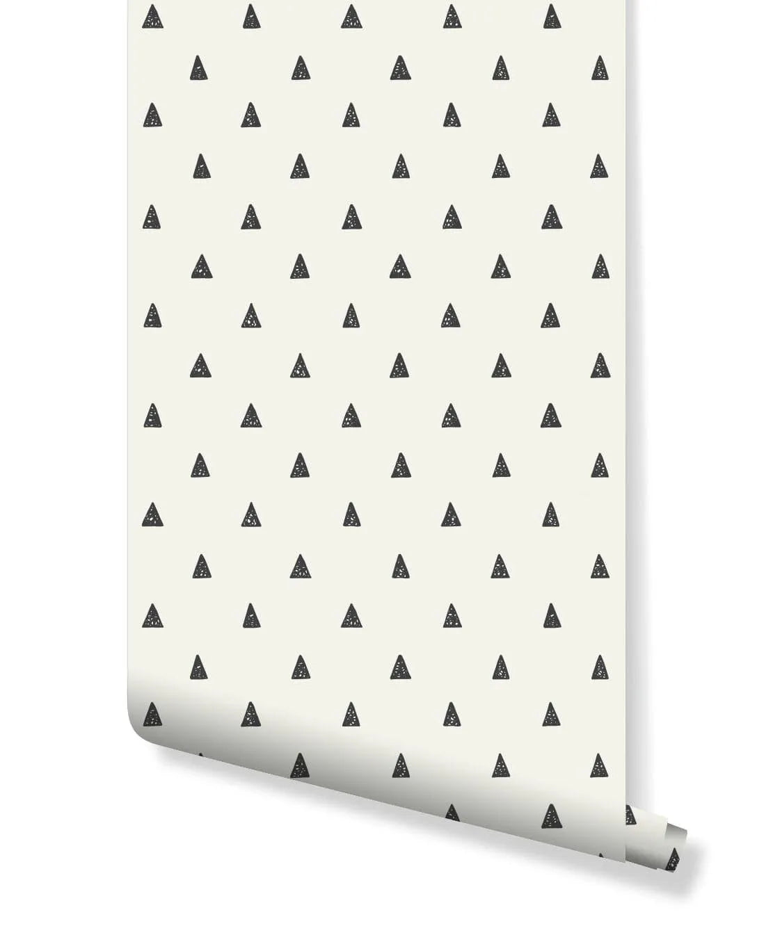 Minimalist Black Triangle Doodle Removable Wallpaper