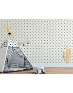 Minimalist Black Triangle Doodle Removable Wallpaper