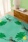 Monkeys and Palm Trees Hand Tufted Rug