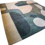 Monochrome Chic Hand Tufted Rug 8 x 8 ft