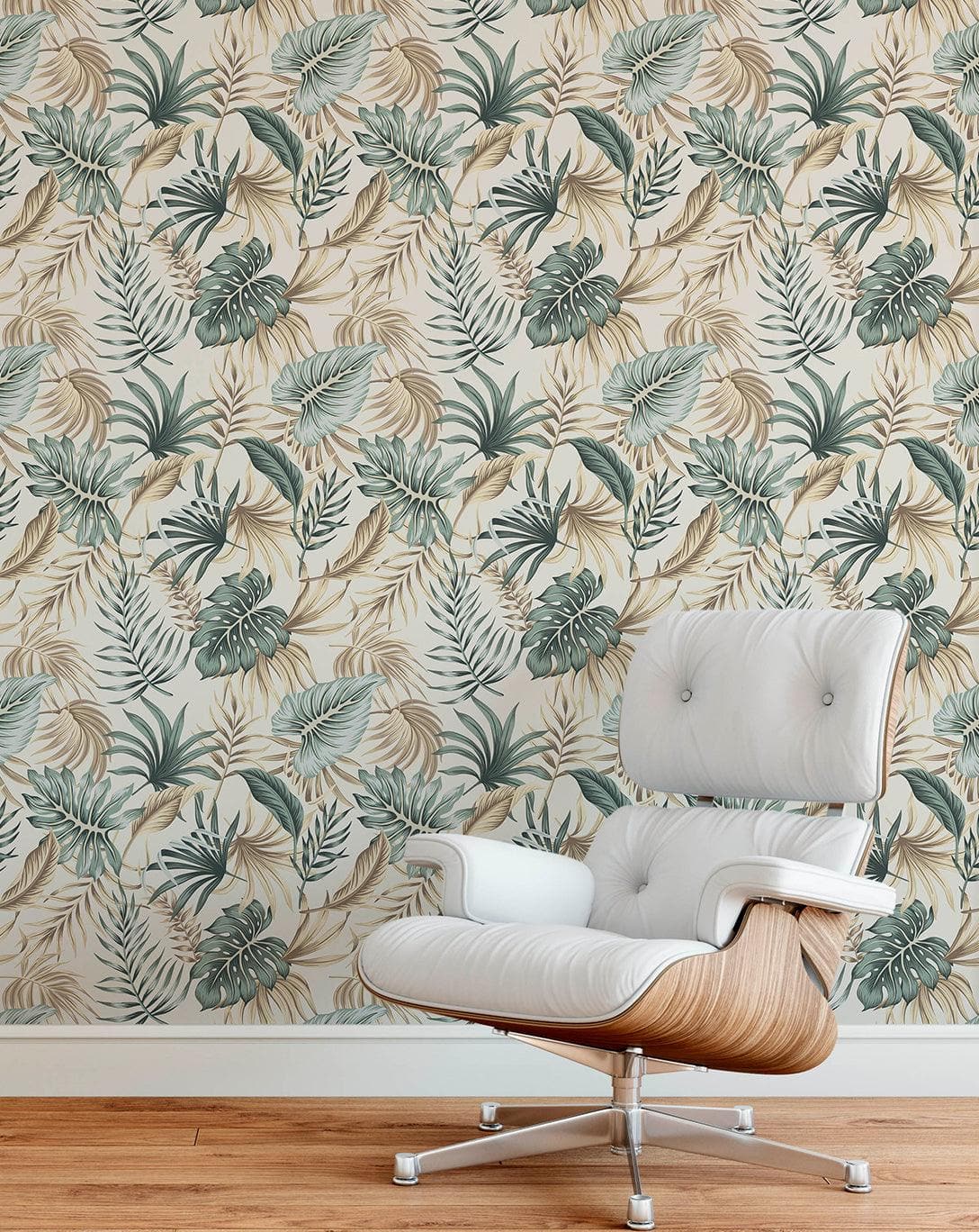 Monstera Palm Leaves Sketch Removable Wallpaper Green Palm Leaves Tropical Boho Watercolor Wallpaper Green Palm Leaves Tropical Boho Watercolor Wallpaper 