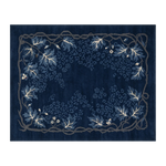 Moonlit Indigo Vine Hand Knotted Rug - alternate view