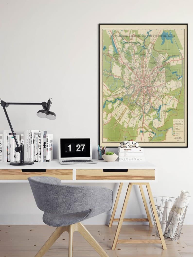 Moscow City Map 1935| Framed Art Print| Moscow Map Moscow City Map 1935| Framed Art Print| Moscow Map Moscow City Map 1935| Framed Art Print| Moscow Map 