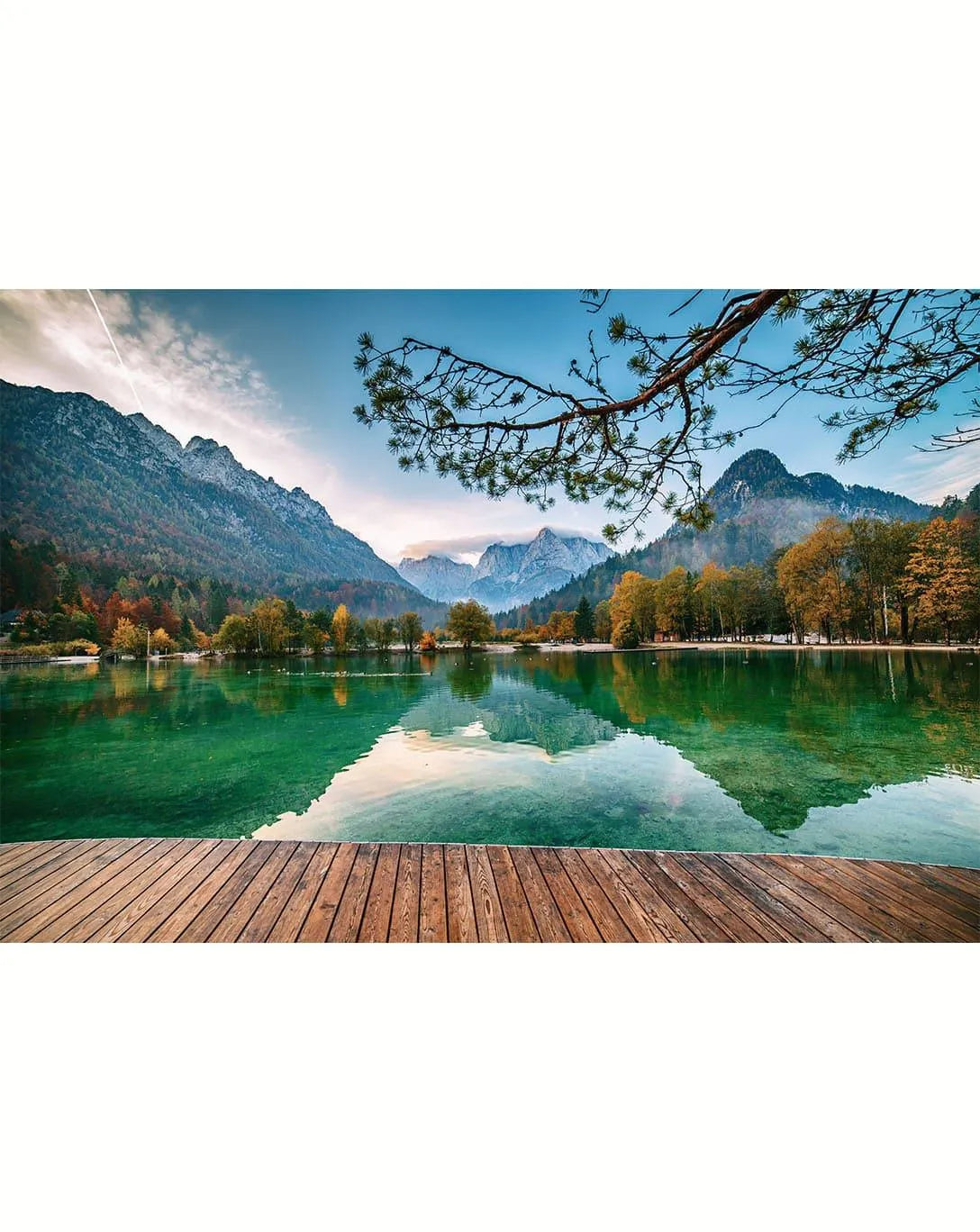 Mountain Lake Photo Nature Wall Mural