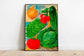 Vegetables Wall Print| Botanical Wall Art