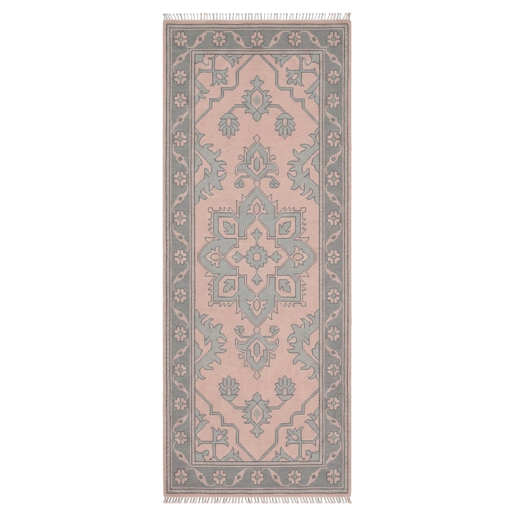 Muted Manor Knotted Runner Rug
