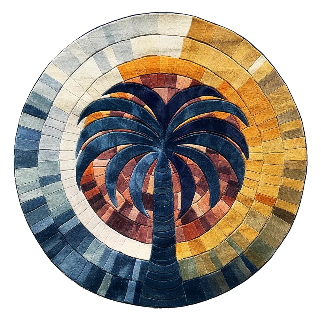 Mystic Gradient Hand Tufted Round Rug