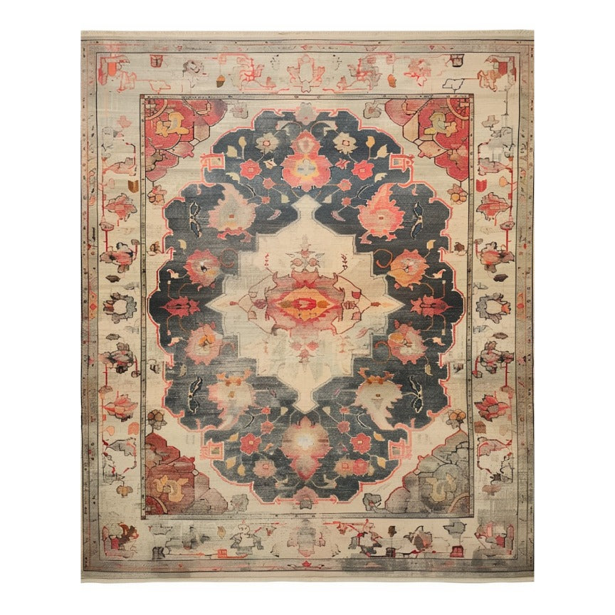 Mystical Arabesque Hand Knotted Area Rug