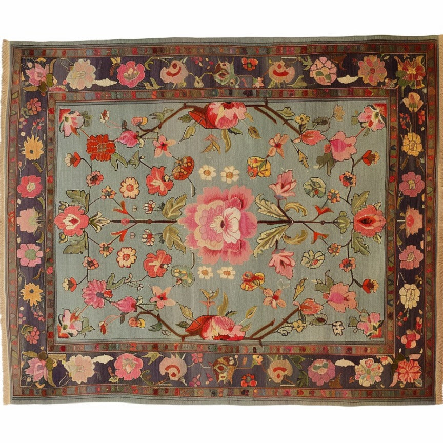 Nature's Elegance Hand Knotted Area Rug