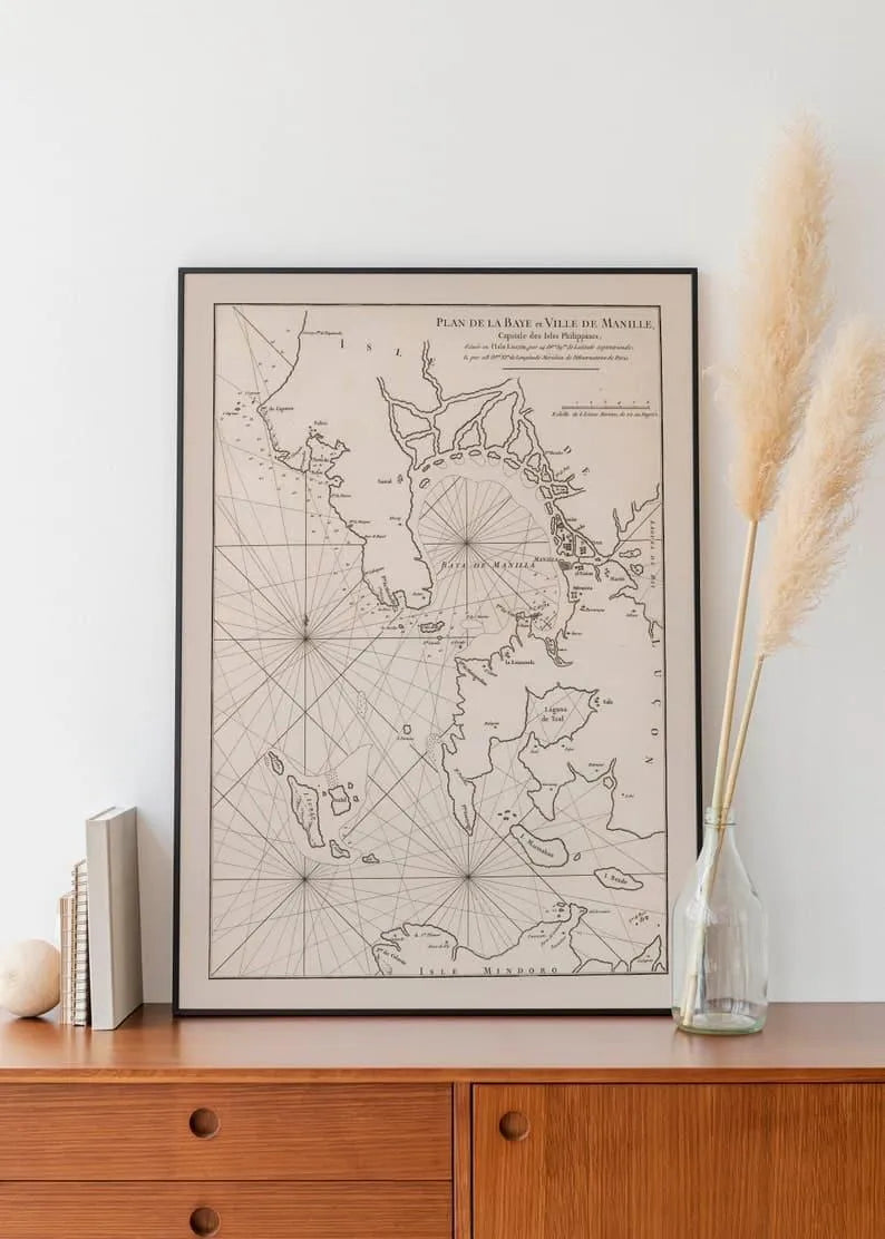 Nautical Chart of Bay and City of Manila 1810