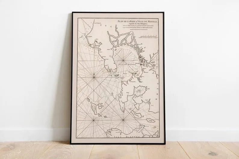 Nautical Chart of Bay and City of Manila 1810