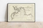 Nautical Chart of Saint John River and the Bay of Fundy 1818| Map Wall Decor