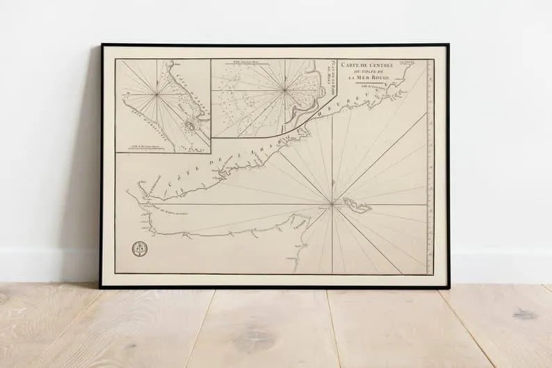 Nautical Chart of Gulf of Aden and Red Sea 1810