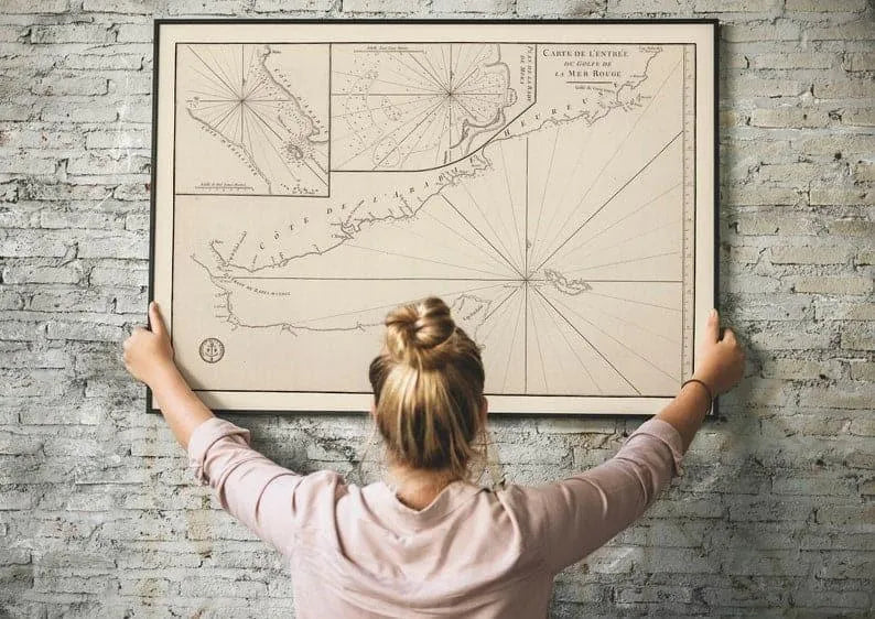 Nautical Chart of Gulf of Aden and Red Sea 1810