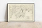 Nautical Chart of Narragansett Bay 1818| Old Map Wall Decor 