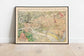 Pictorial Map of Washington DC 1948| Old Map Wall Decor