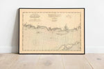 Nautical Chart of Southwest Ledge to Niantic Bay 1893| Map Wall Decor