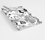 Black and White Graffiti Pop Culture Wallpaper Mural