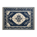 Navy Caucasian Crest Hand Knotted Rug