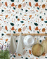 Neutral and Emerald Terrazzo Self Adhesive Wallpaper