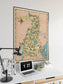 New Hampshire Map Print| Art History