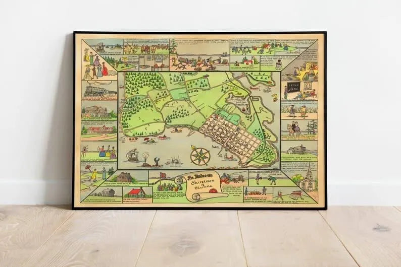 St Andrews Map Print| Art History