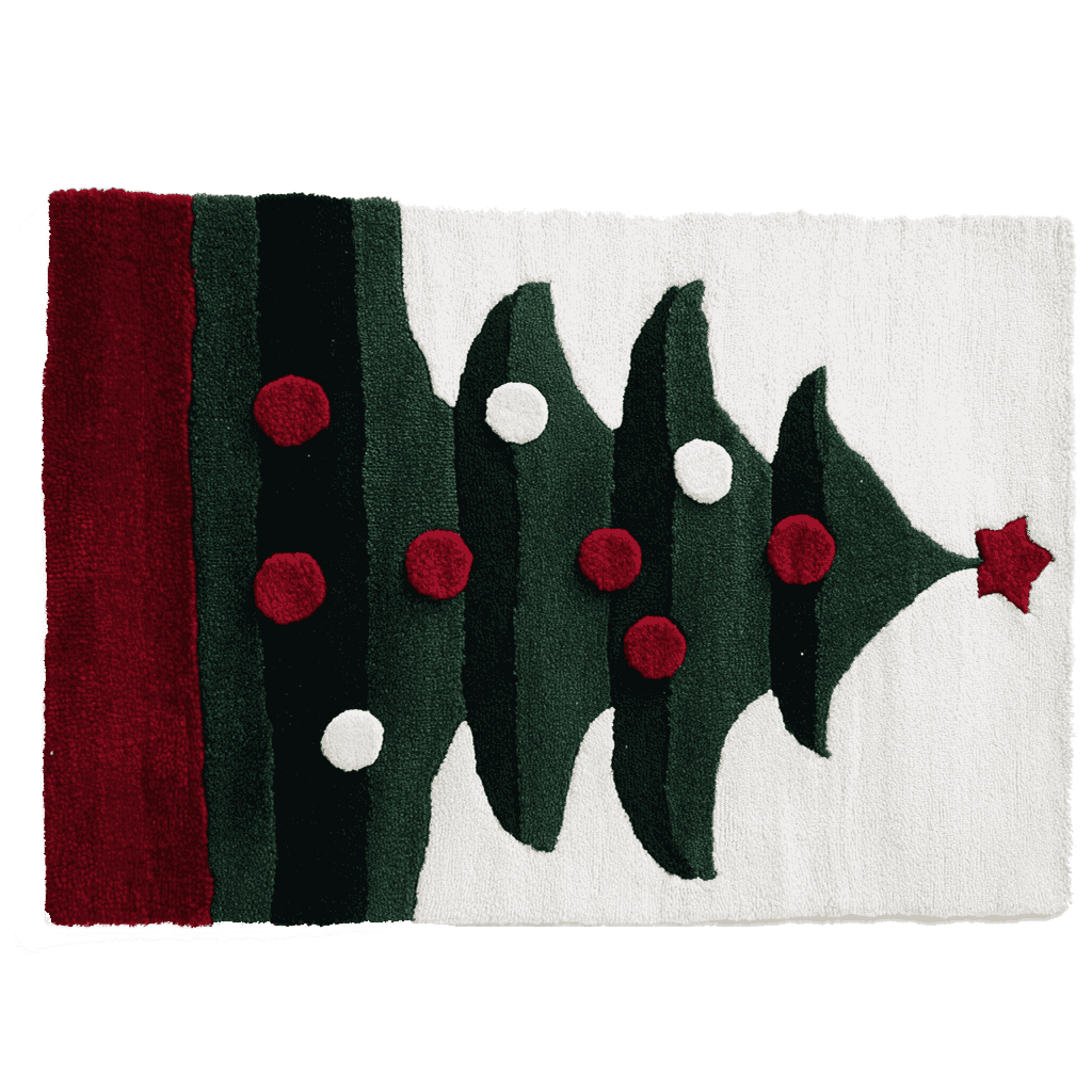 O Christmas Tree Hand Tufted Rug