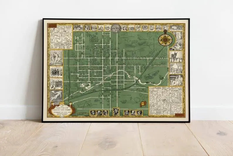 Oberlin College Map Print| Art History